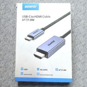 NIB BENFEI USB-C to HDMI 6FT 4K Cable
